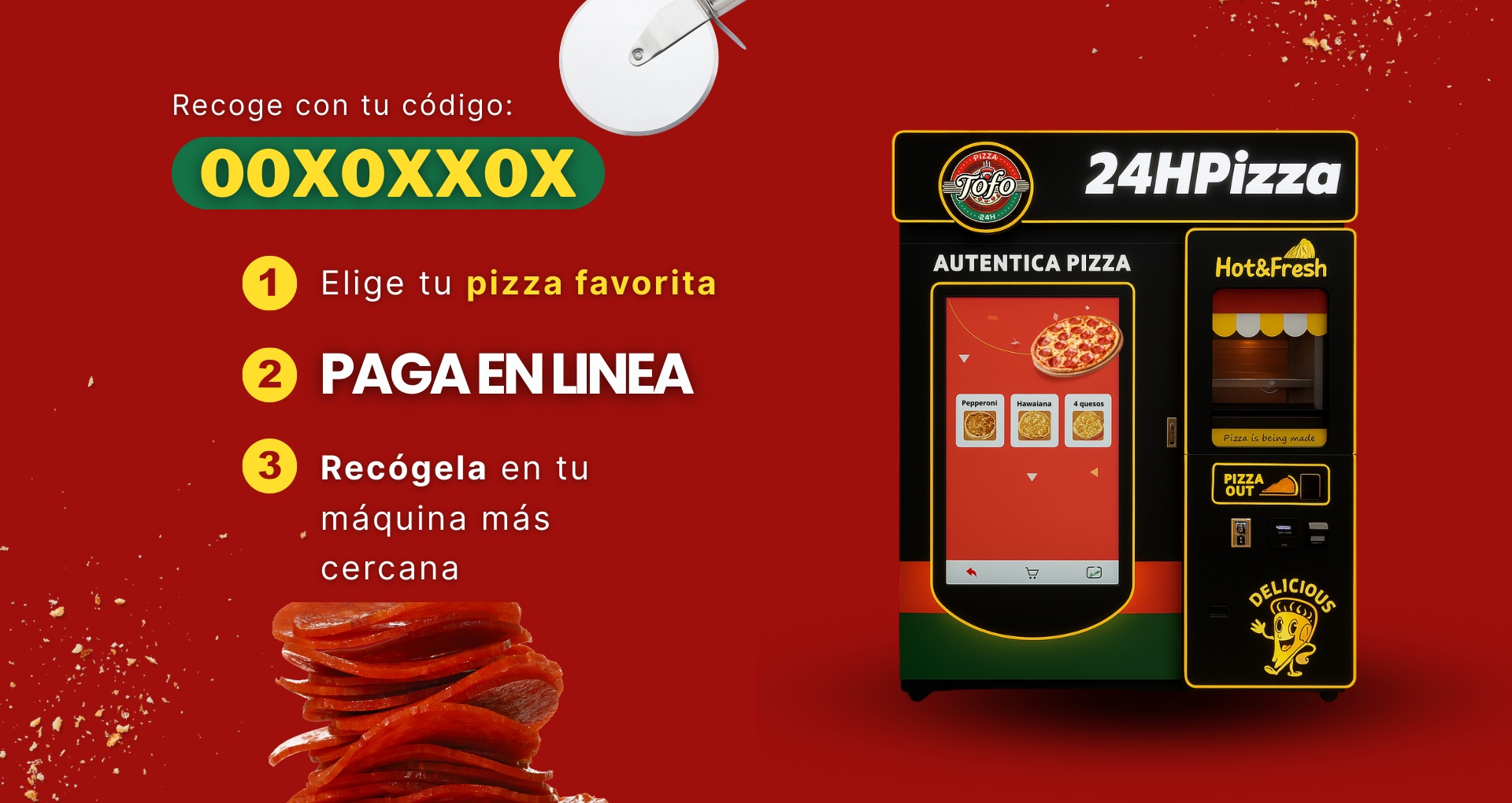 Tofo Pizza Vending Machine